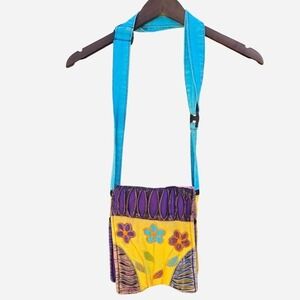Small boho hippie crossbody‎ purse